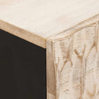 Armario de Noche 50 x 33 x 60 cm Madera de mango maciza