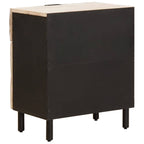 Armario de Noche 50 x 33 x 60 cm Madera de mango maciza