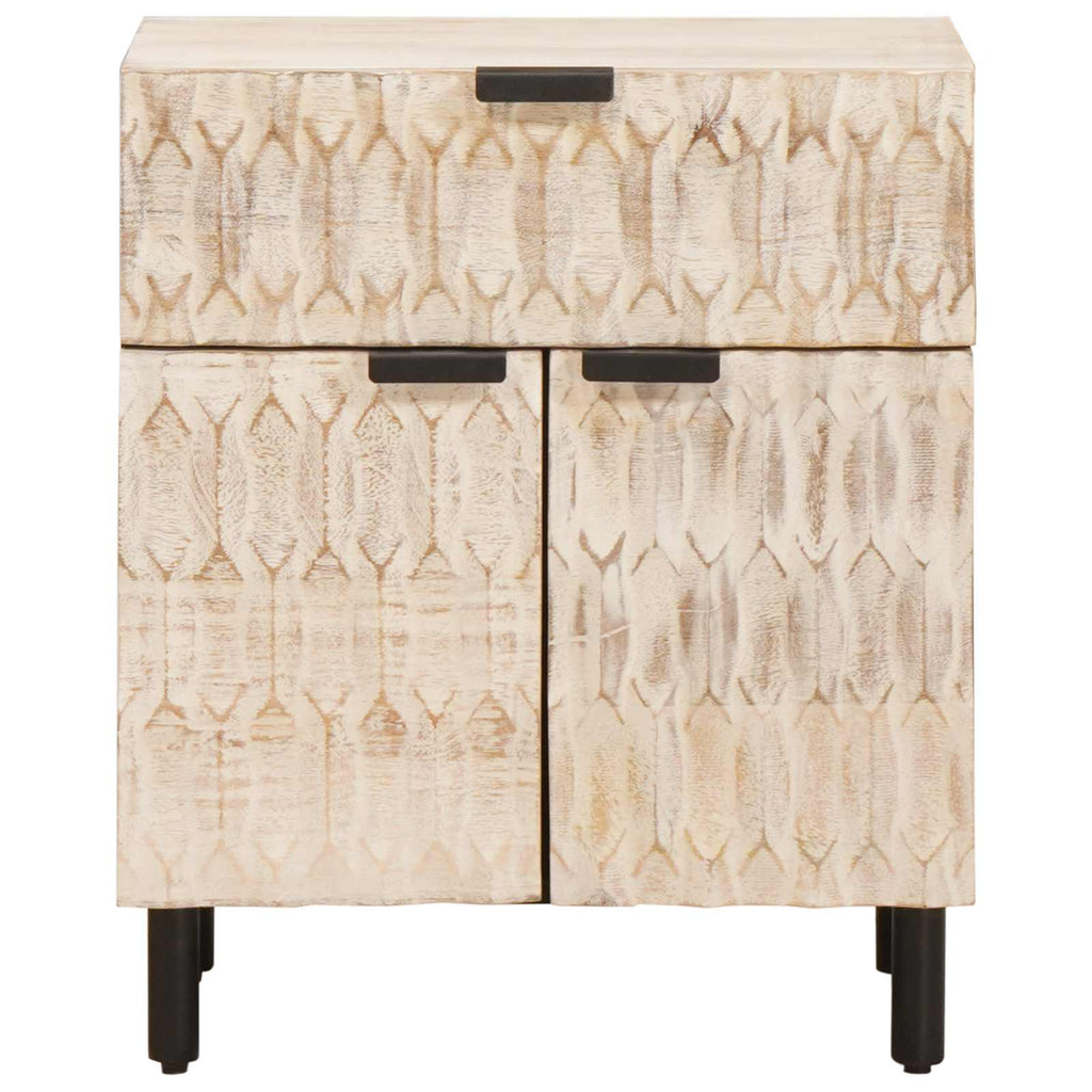 Armario de Noche 50 x 33 x 60 cm Madera de mango maciza