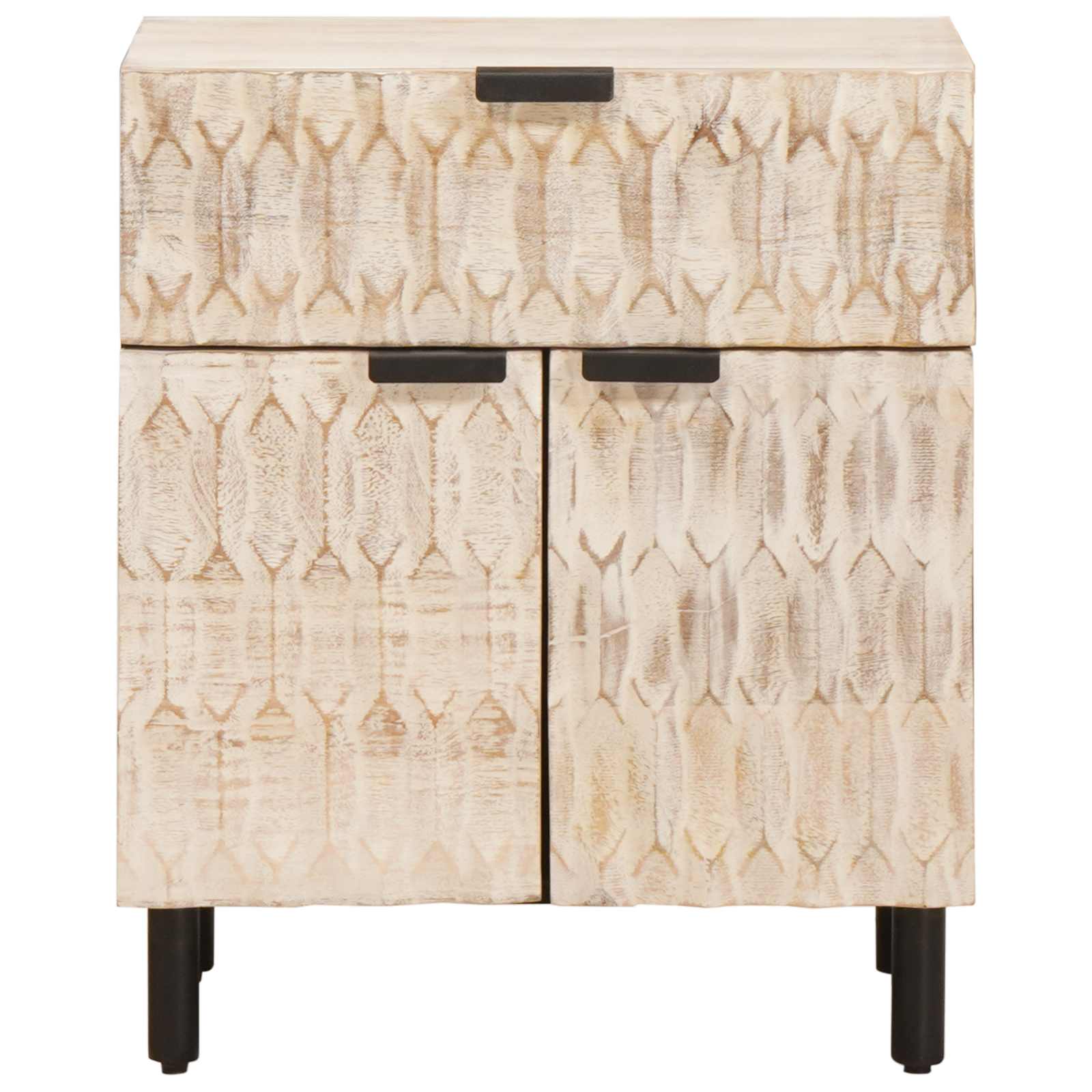 Armario de Noche 50 x 33 x 60 cm Madera de mango maciza