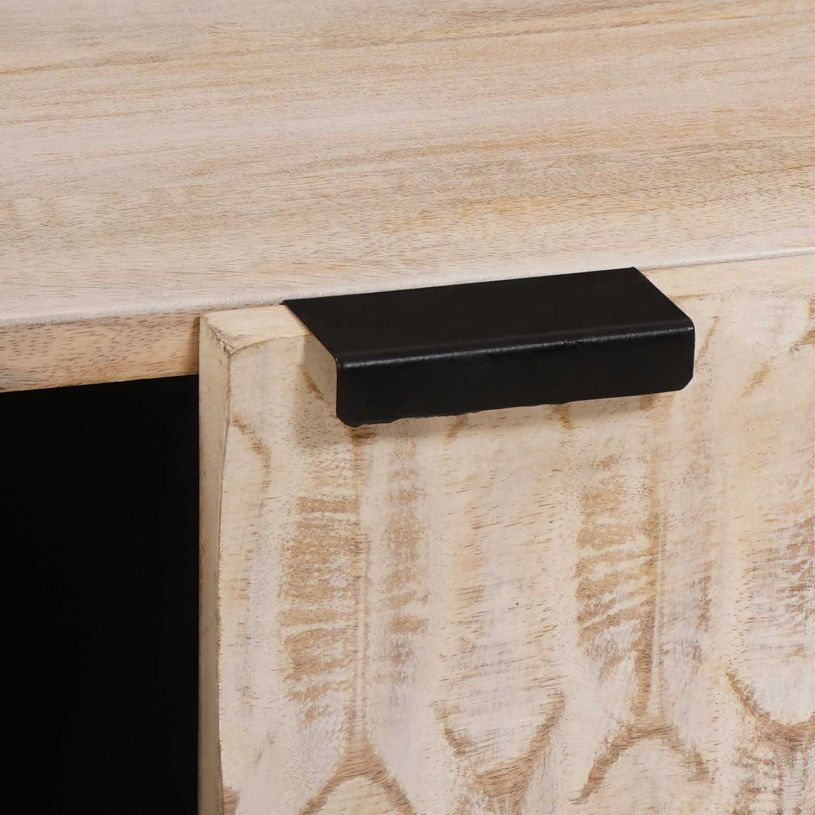 Mesa de Café 100 x 54 x 40 cm Madera de mango maciza