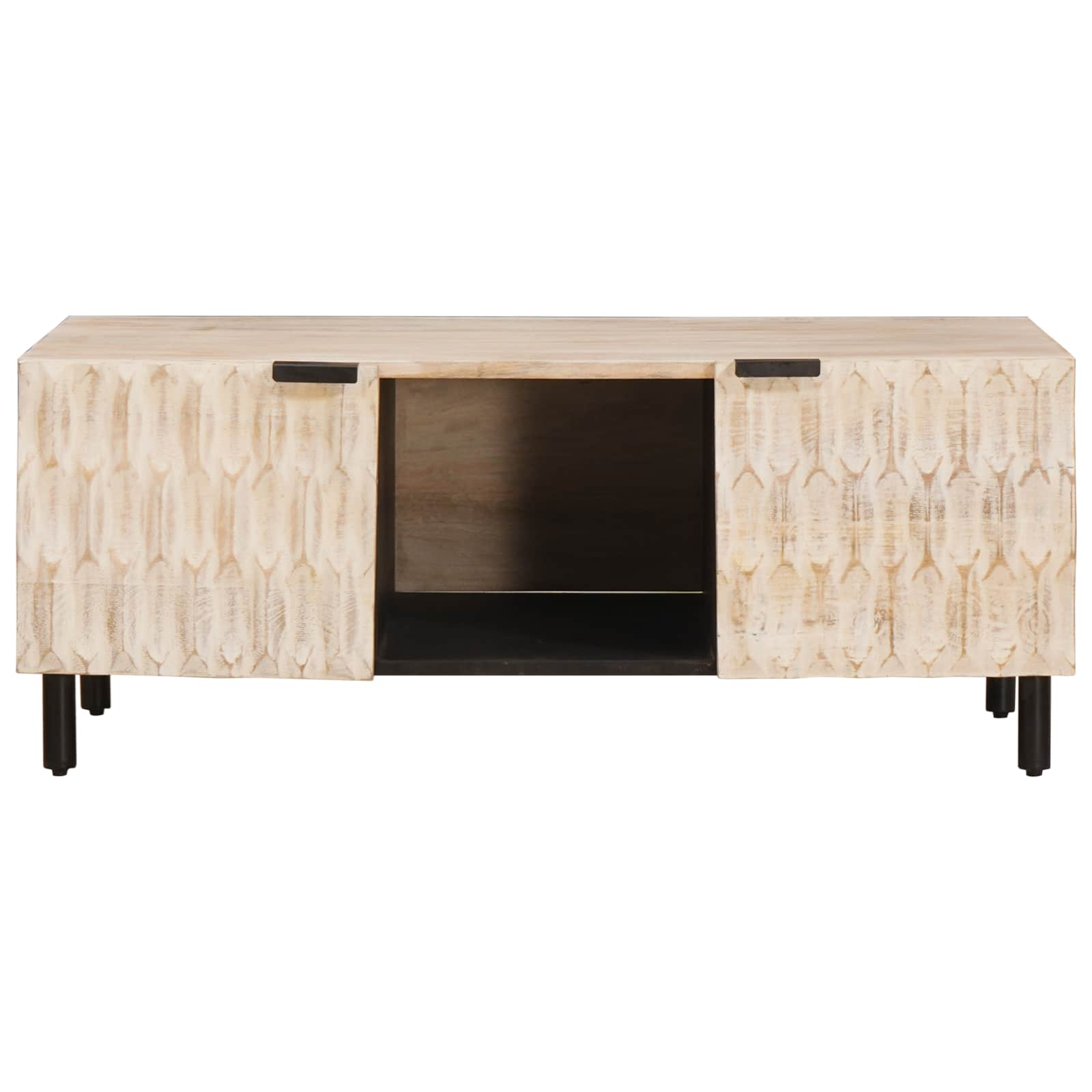 Mesa de Café 100 x 54 x 40 cm Madera de mango maciza