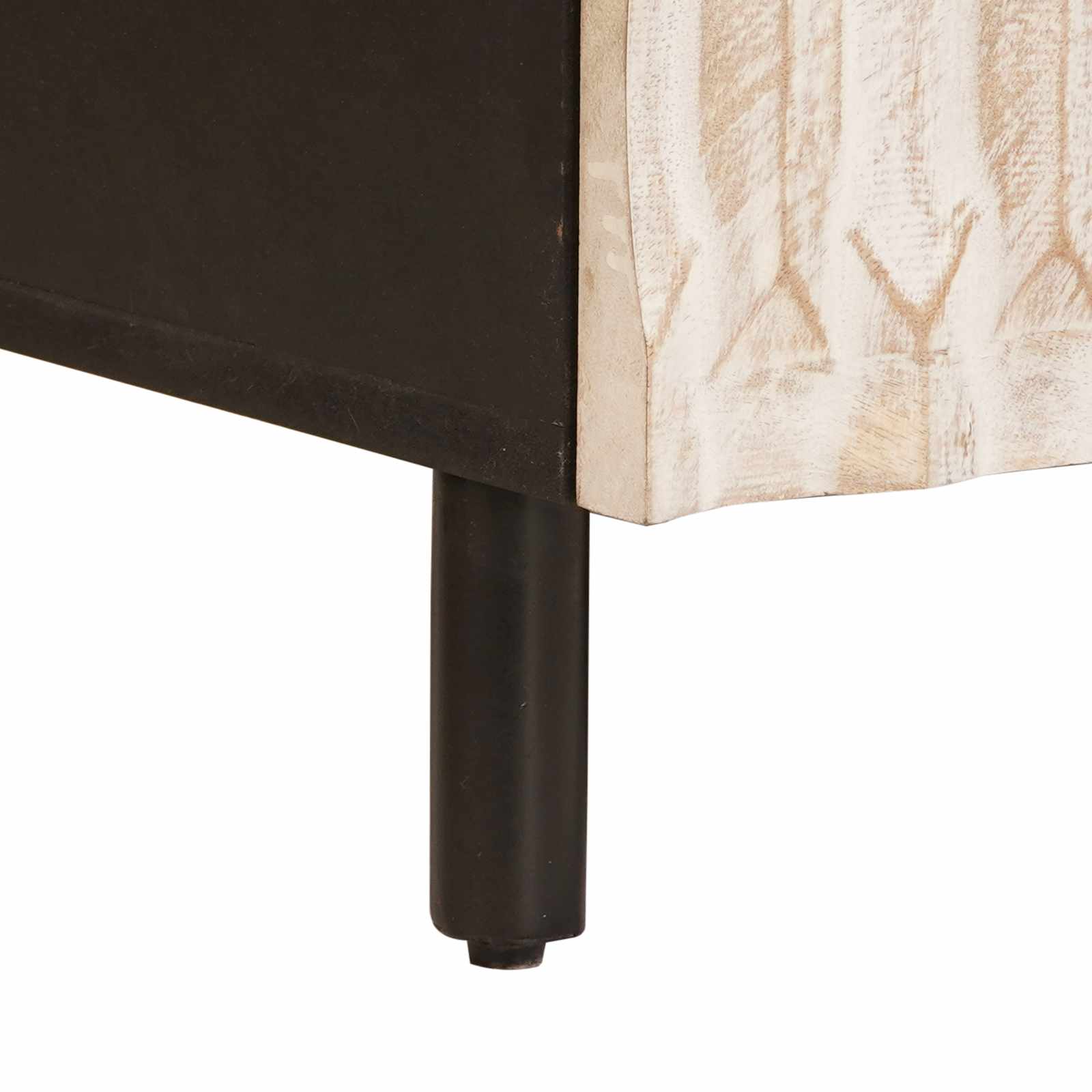 Mesa de Café con cajón 80 x 54 x 40 cm Madera de mango maciza