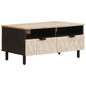 Mesa de Café con cajón 80 x 54 x 40 cm Madera de mango maciza