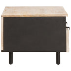 Mesa de Café con cajón 80 x 54 x 40 cm Madera de mango maciza