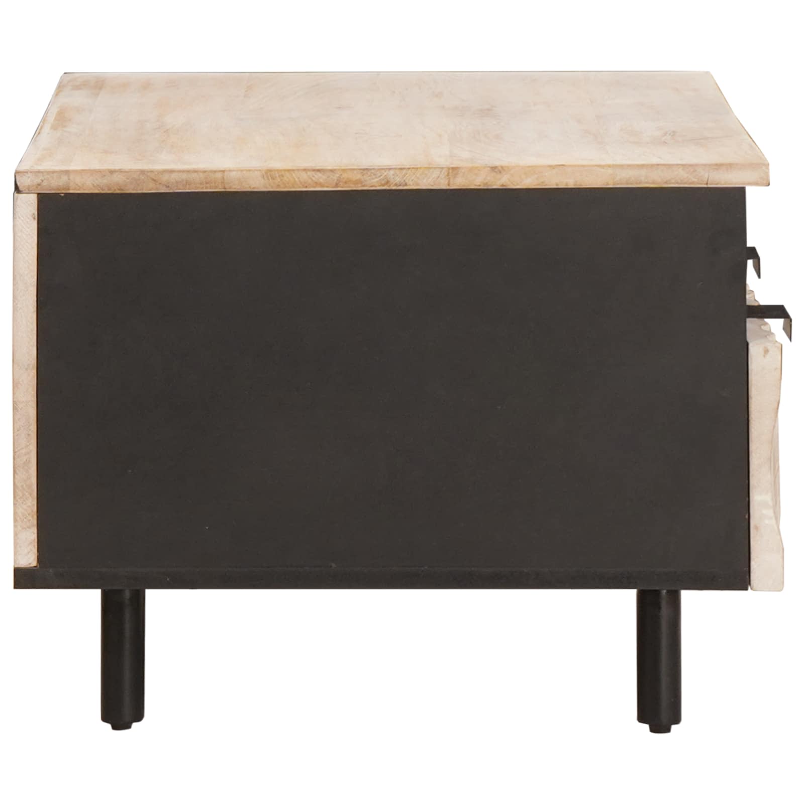 Mesa de Café con cajón 80 x 54 x 40 cm Madera de mango maciza