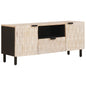 Mueble de TV Acabado de Acacia Marrón 105 x 33 x 46 cm