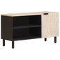 Mueble de TV Acabado de Acacia Marrón 80 x 33 x 46 cm
