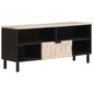 Mueble de TV Acabado de Acacia Marrón 100 x 33 x 46 cm