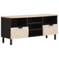 TV Cabinet Brown Acacia Finish 100 x 33 x 46 cm