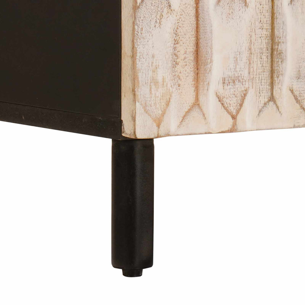 Mueble de lavabo para baño con estante 62 x 33 x 58 cm