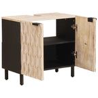 Mueble de lavabo para baño con estante 62 x 33 x 58 cm