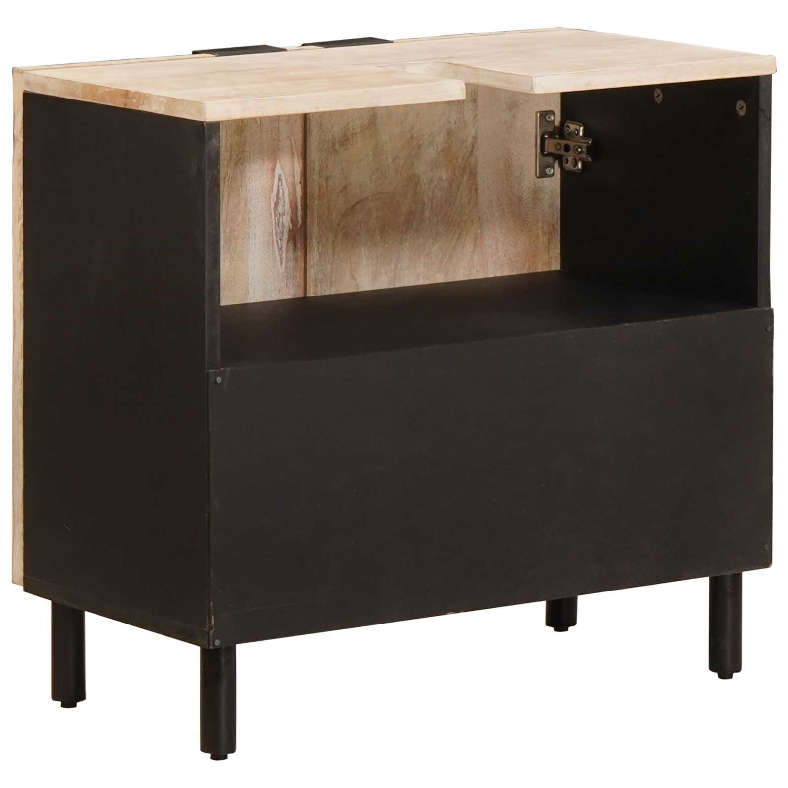 Mueble de lavabo para baño con estante 62 x 33 x 58 cm