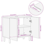 Mueble de lavabo para baño con estante 62 x 33 x 58 cm