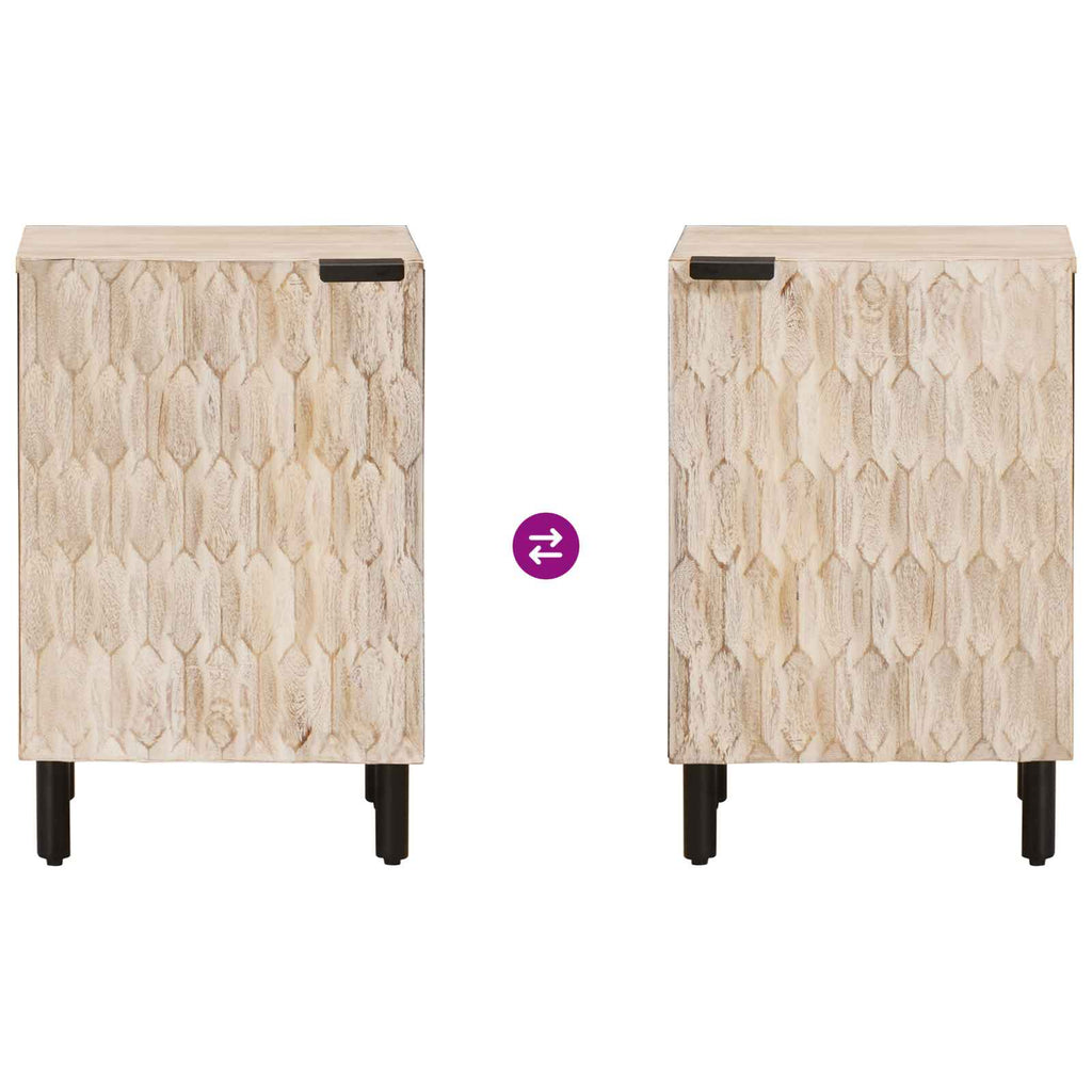 Mueble de Cuarto de Baño 38 x 33 x 58 cm Madera de mango maciza