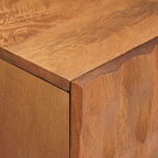 Mueble de TV Acabado de Acacia Marrón 105 x 33 x 46 cm
