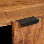 Mueble de TV Acabado de Acacia Marrón 105 x 33 x 46 cm