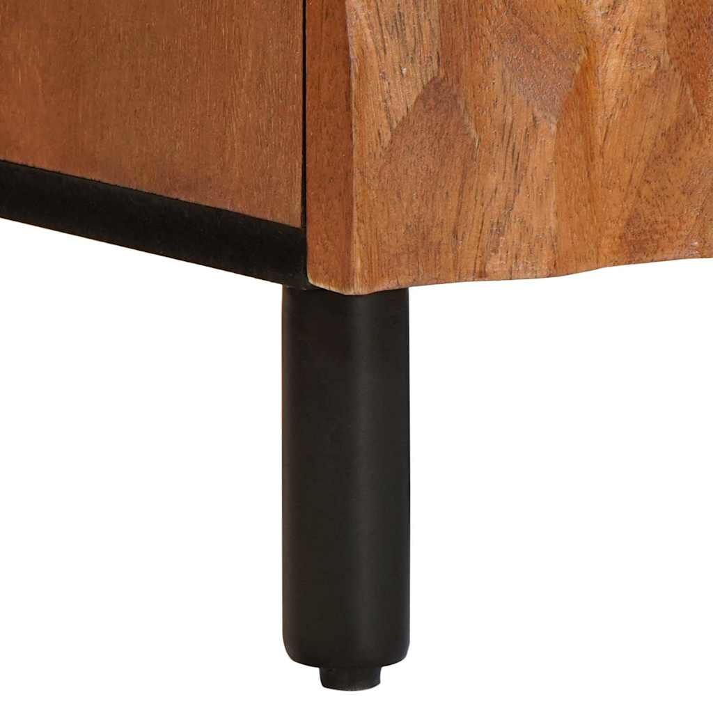 Mueble de TV Acabado de Acacia Marrón 105 x 33 x 46 cm