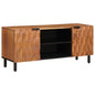 Mueble de TV Acabado de Acacia Marrón 105 x 33 x 46 cm