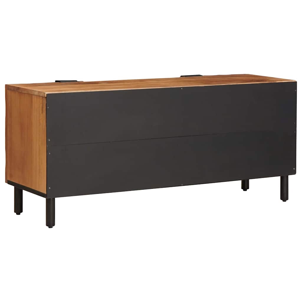 Mueble de TV Acabado de Acacia Marrón 105 x 33 x 46 cm