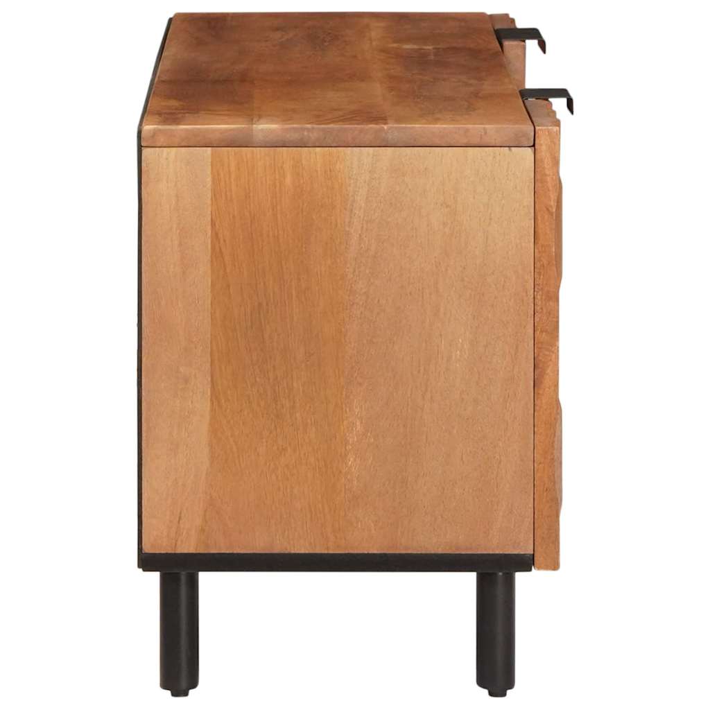 Mueble de TV Acabado de Acacia Marrón 105 x 33 x 46 cm