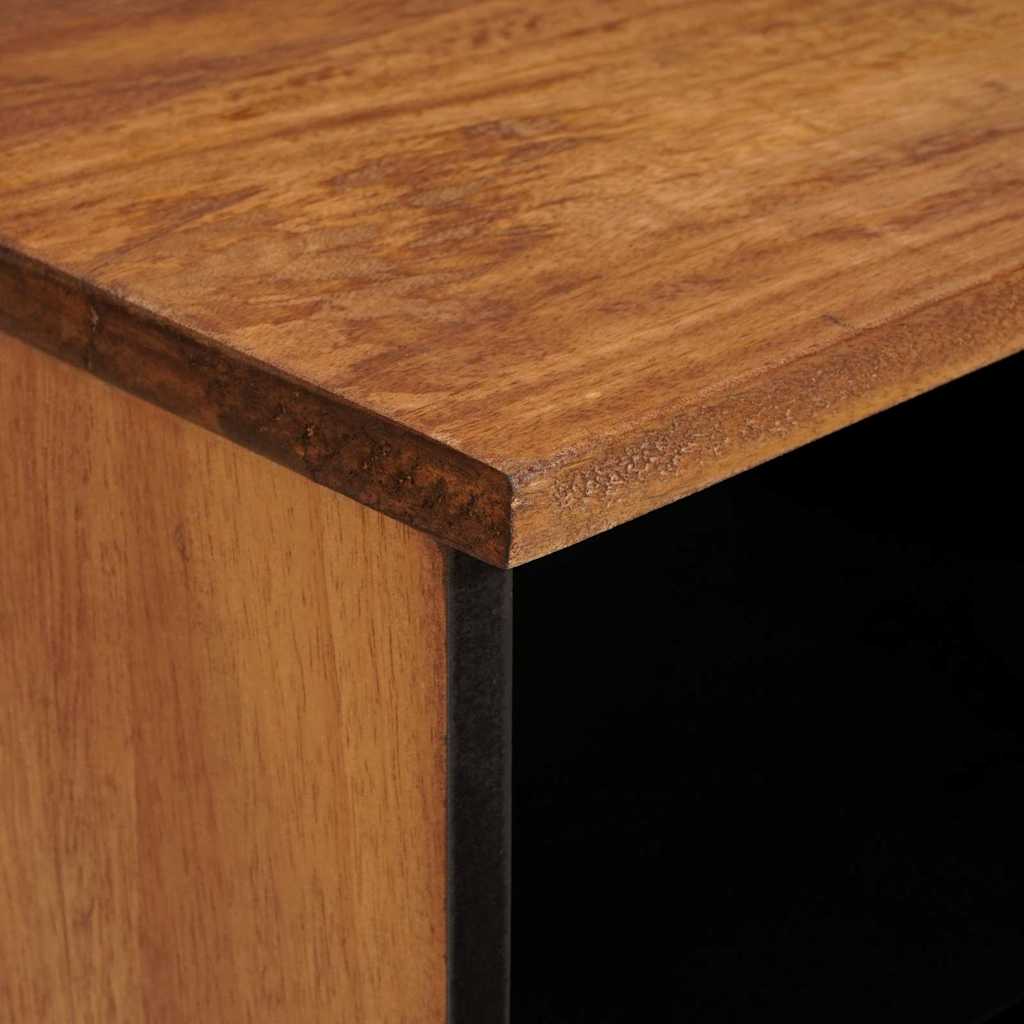 Mueble de TV con cajón Acabado de Acacia Marrón 70 x 33 x 46 cm