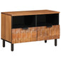 Mueble de TV con cajón Acabado de Acacia Marrón 70 x 33 x 46 cm