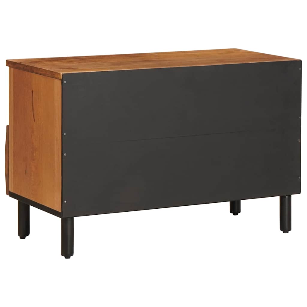 Mueble de TV con cajón Acabado de Acacia Marrón 70 x 33 x 46 cm