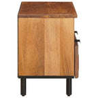 Mueble de TV con cajón Acabado de Acacia Marrón 70 x 33 x 46 cm