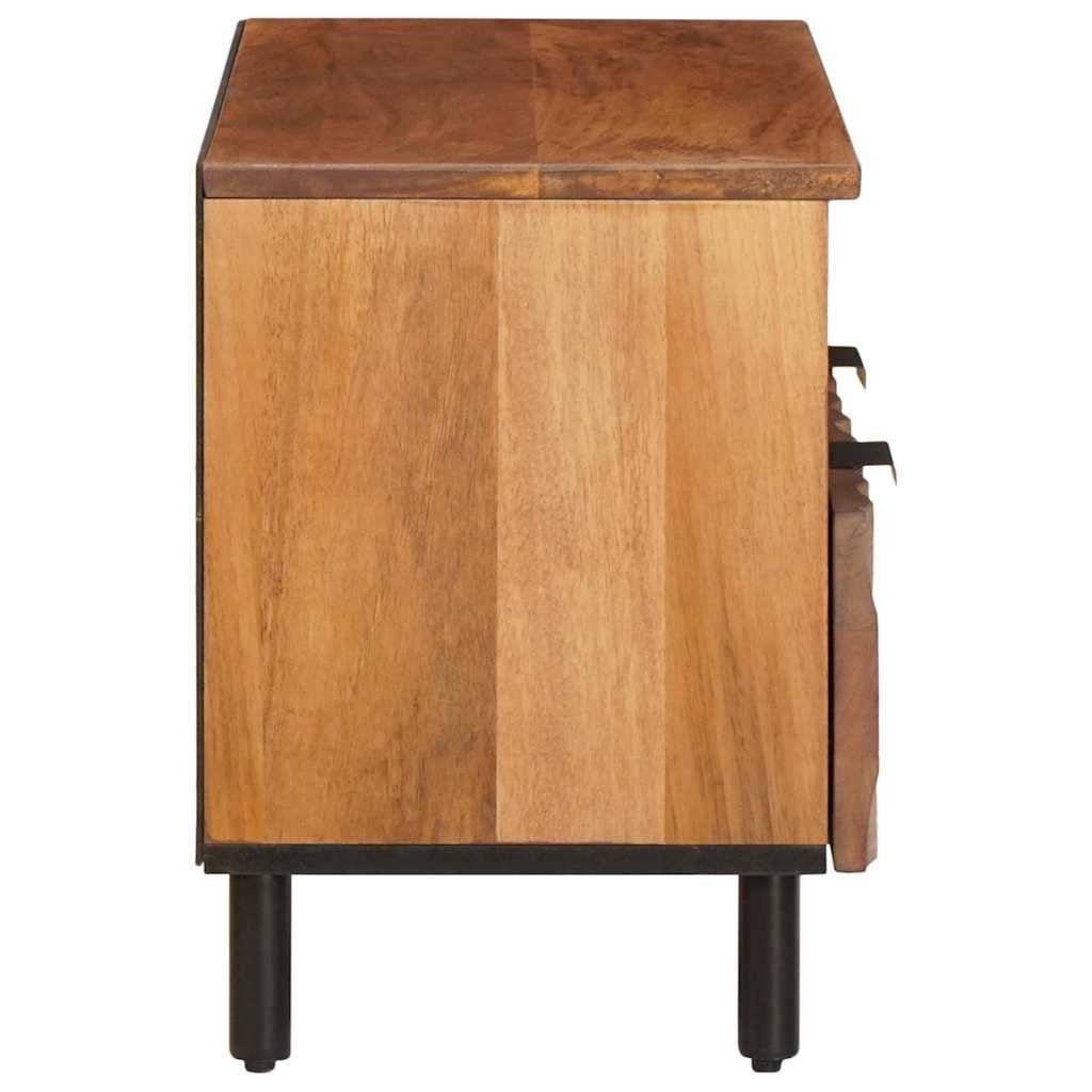 Mueble de TV con cajón Acabado de Acacia Marrón 70 x 33 x 46 cm