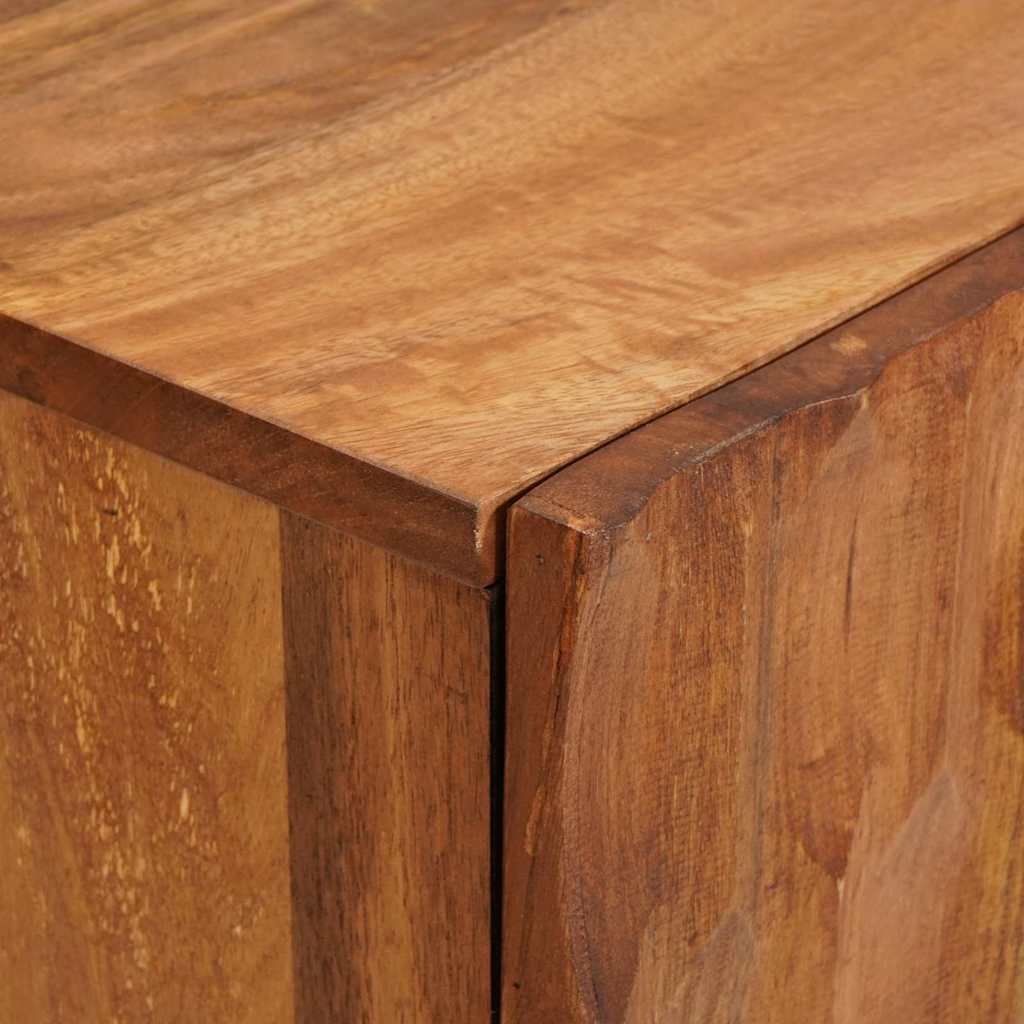 Aparador Acabado de Acacia Marrón 60 x 33 x 75 cm