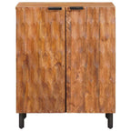 Aparador Acabado de Acacia Marrón 60 x 33 x 75 cm