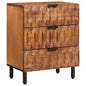 Armario de Noche 50 x 33 x 62 cm Madera de mango maciza