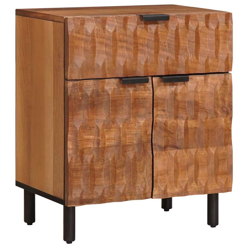 Armario de Noche 50 x 33 x 60 cm Madera de mango maciza