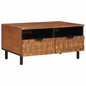 Mesa de Café con cajón 80 x 54 x 40 cm Madera de mango maciza