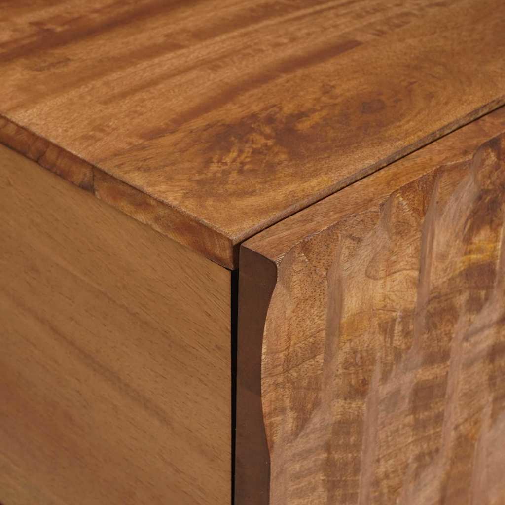 Mueble de TV Acabado de Acacia Marrón 105 x 33 x 46 cm