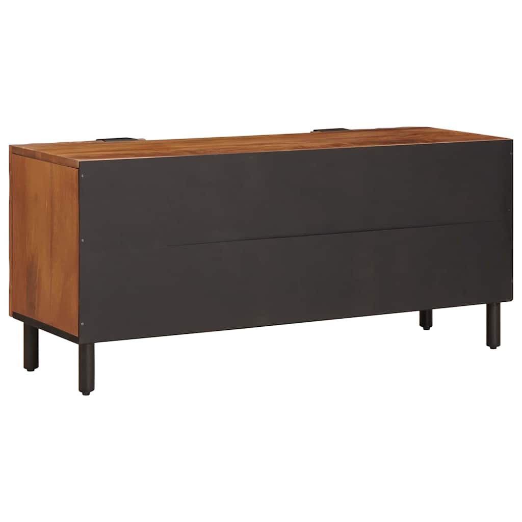 Mueble de TV Acabado de Acacia Marrón 105 x 33 x 46 cm