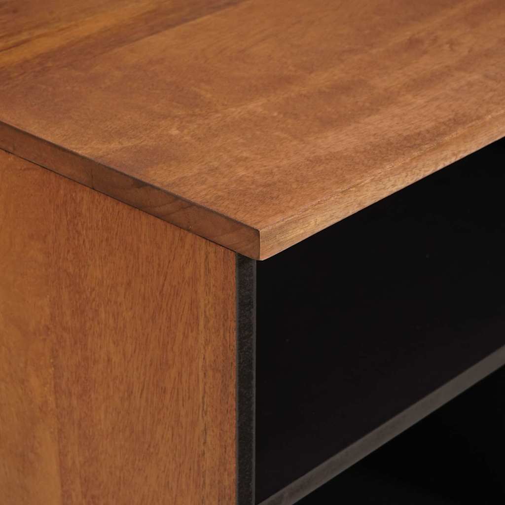 Mueble de TV Acabado de Acacia Marrón 100 x 33 x 46 cm