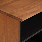 Mueble de TV Acabado de Acacia Marrón 100 x 33 x 46 cm