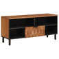 Mueble de TV Acabado de Acacia Marrón 100 x 33 x 46 cm