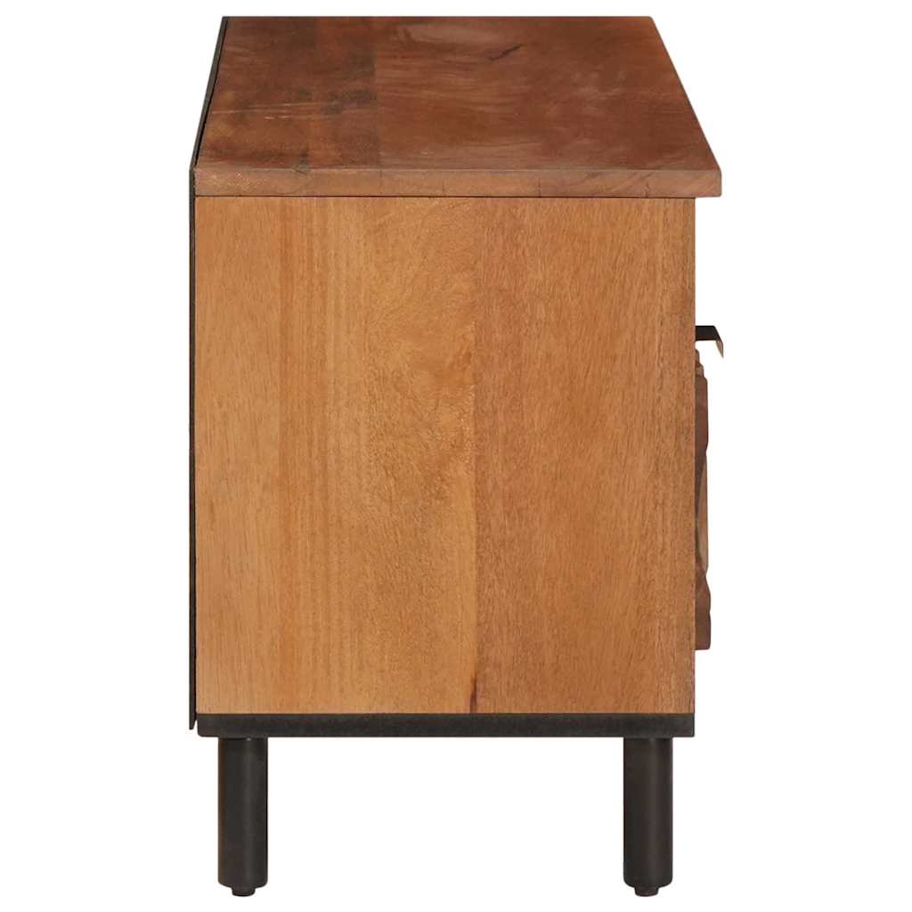 Mueble de TV Acabado de Acacia Marrón 100 x 33 x 46 cm