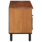 Mueble de TV Acabado de Acacia Marrón 100 x 33 x 46 cm