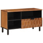 Mueble de TV con cajón Acabado de Acacia Marrón 80 x 33 x 46 cm