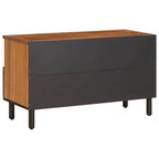 Mueble de TV con cajón Acabado de Acacia Marrón 80 x 33 x 46 cm