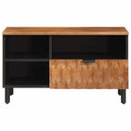 Mueble de TV con cajón Acabado de Acacia Marrón 80 x 33 x 46 cm