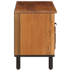Mueble de TV con cajón Acabado de Acacia Marrón 80 x 33 x 46 cm