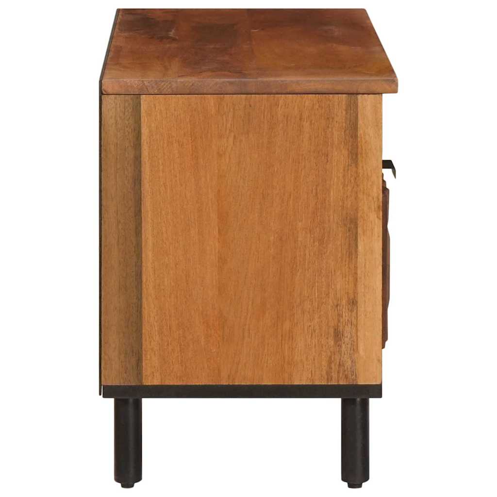 Mueble de TV con cajón Acabado de Acacia Marrón 80 x 33 x 46 cm