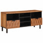 TV Cabinet Brown Acacia Finish 100 x 33 x 46 cm