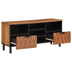 Mueble de TV Acabado de Acacia Marrón 100 x 33 x 46 cm