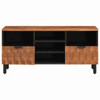 Mueble de TV Acabado de Acacia Marrón 100 x 33 x 46 cm